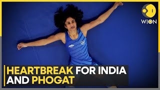 Vinesh Phogat disqualified Misses medal by just 100 grams over the permissible limit says report [upl. by Underwood]