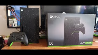 UNBOXING XBOX SERIES X GALAXY BLACK [upl. by Siramad]