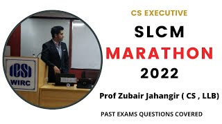 SLCM MARATHON  Securities Law amp Capital Market  CS Executive  English  Prof Zubair Jahangir [upl. by Emery272]