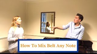 How To Mix Belt Any Note [upl. by Gaye811]