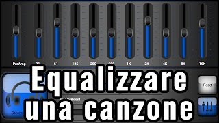 Equalizzare una canzone con audacity [upl. by Urien]