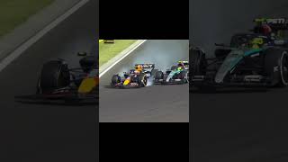 max verstappen vs lewis hamilton Hungary crash formula 1 2024 f1 crash cars youtubeshorts [upl. by Elberfeld937]