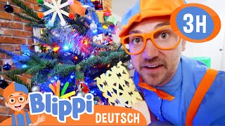 Blippi Deutsch  Weihnachtsbaum  Abenteuer und Videos für Kinder [upl. by Redmund]