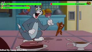 Tom and Jerry The Movie 1993 Kitchen Fight with healthbars [upl. by Asital956]