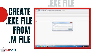 How to Create exe file from m File in Matlab [upl. by Aidnac218]