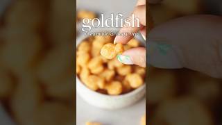 Only 4 ingredients to make homemade goldfish [upl. by Jodee]