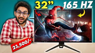 32 Inches 1440p QHD 165Hz Gaming Monitor Under Rs25000  ViewSonic Omni Vx32192KPro2 [upl. by Rammaj]