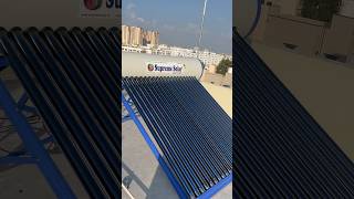 Solar Water Heater installation shorts Supreme Solar trending waterheater solar solar system [upl. by Nixon998]