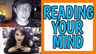 READING PEOPLES MINDS ON OMEGLE PRANK [upl. by Saticilef]