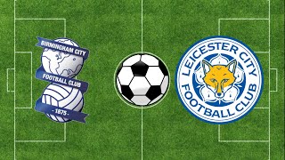 Birmingham vs Leicester City  EFL Championship 2324  PES 21 [upl. by Hplar]