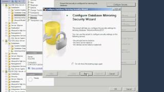 MS SQL Server 2012 Database Mirroring [upl. by Aicenaj]