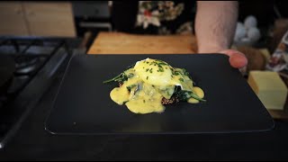 DELICIOUS Eggs recipe  CLASSIC Eggs Florentine made EASY [upl. by Lennie]