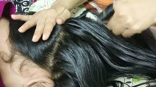 Hair Cracking ASMR Head ScratchingASMR Hair Pulling Satisfying massage ASMR 😴💤 [upl. by Ahsetra]