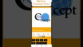 Comment voter sur KlicVote version complète [upl. by Oirevas]