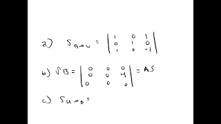 a Find the change of basis matrix S from the basis ℨ considered in Exercise 7 to the st… [upl. by Annayr]