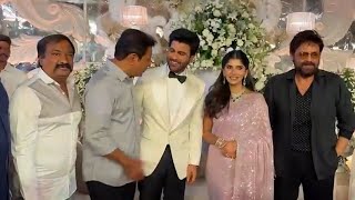 Sharwanand amp Rakshita Wedding Reception  KTR and Venkatesh Visuals  Manastars [upl. by Suzetta]