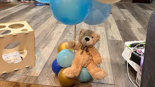 HOW TO MAKE A BALLOON STAND FOR CENTERPIECES [upl. by Lerrej]