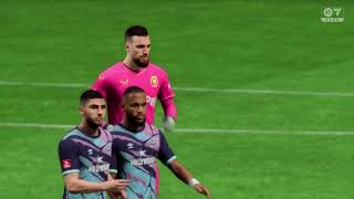 FC 24 Gameplay  Wolves vs Brentford  FA Cup  20232024 [upl. by Llehcear]