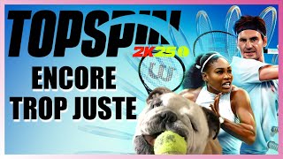 🎾 TOPSPIN 2K25 sorti trop tôt  😒 Le TEST sur PS5 [upl. by Nonad]