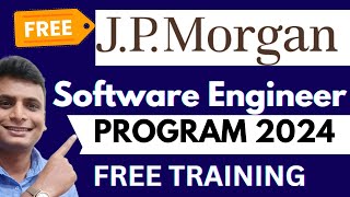 JP Morgan Software Engineering Program 2024  Free Training Full Stack Web Programming Internship [upl. by Mitzl]