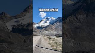 Scenic view of Columbia Icefield columbiaicefieldglacier rockymountains travel alberta canada [upl. by Maharva234]