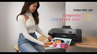 Canon PIXMA PRO200  Sylvia Boomer Yang Testimonial [upl. by Lenhard]