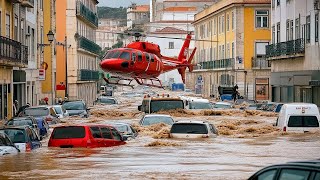 Marchena Flood 2024 Dana Storm Hits Spain – Chaos and Evacuations Unfold [upl. by Ahsieyk]