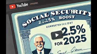 Social Security 2 5 COLA for 2025 – What It Means for You [upl. by Araldo]