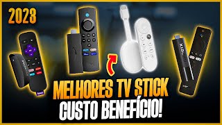 MELHORES TV STICK para Transformar TV em SMART 2023 4 Melhores Stick para Comprar  TV Stick BARATO [upl. by Sheeree]