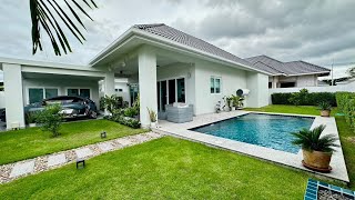 EP120 🏝️ Ready To Move In Modern Style Villa Hua Hin Well Maintained Development Smart Hamlet [upl. by Ardnalahs]