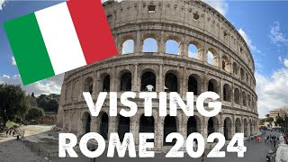 Traveling to Rome Italy in 2024 Vlog  places to checkout [upl. by Richara]