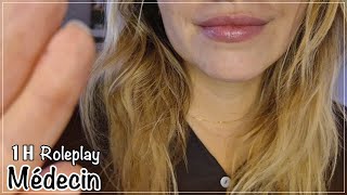 ASMR FRANÇAIS 1H ROLEPLAY MEDECIN  RELAXATION GARANTIE [upl. by Paris]