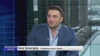 Comedian and Arlington Heights native Nick Smeriglio does a spot on Sebastian Maniscalco impression [upl. by Zippora]