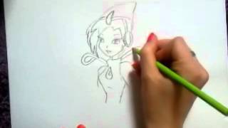 Winx club Tecna drawing ♥ [upl. by Neumann]