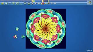 Swirled Mandala in 9min54s [upl. by Laumas]