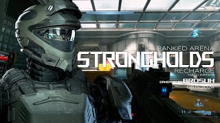 Ranked Arena Strongholds Recharge  HALO INFINITE 8152024 [upl. by Adnema]