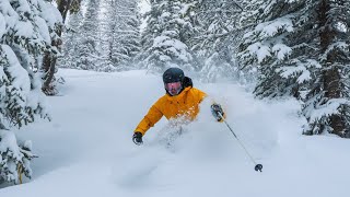 Powder Skiing at Lake Louise Ski Resort [upl. by Sivat]