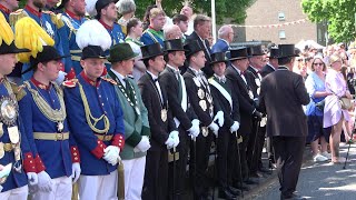 Frühkirmes in Bettrath 2024  Parade der Junggesellen  Bruderschaft [upl. by Wiencke]