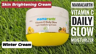 New Launch Mamaearth Vitamin C Daily Glow Moisturizer Cream for Winter Mamaearth cold cream [upl. by Mit]