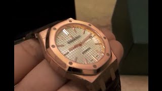 Audemars Piguet Royal Oak 18K Rose Gold 15450OR [upl. by Bang]