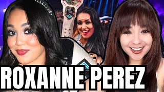 ROXANNE PEREZ REVEALS FAVE CAREER MATCH SO FAR NXT NO MERCY amp MORE [upl. by Aronos917]