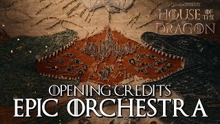 Opening Credits  Targaryen Theme  House of the Dragon OST Epic Orchestral Cover [upl. by Ihtak]