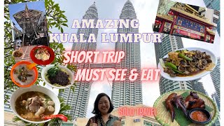 SHORT STAY Must SEE amp EAT Solo Travel  Reignite with Yanti Lim [upl. by Anelec]