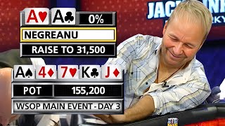 Pocket Aces Wrecked Slowplay Backfires at World Series of Poker [upl. by Aniratak]