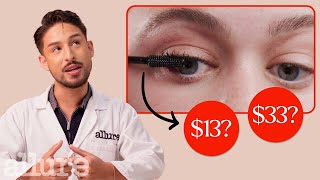 Cosmetic Chemist Guesses Cheap vs Expensive Mascara  Allure [upl. by Lhok778]