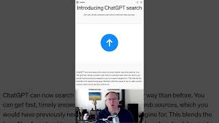 ChatGPT now does web search chatgpt [upl. by Auqenahc]