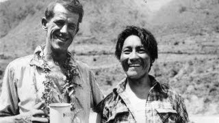 Edmund Hillary and Tenzing Norgay climb Everest  1953 archive video [upl. by Nohsyar691]