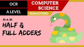 105 OCR A Level H446 SLR15  14 Half amp full adders [upl. by Enineg811]