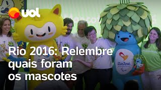 Olimpíadas Rio 2016 Vinícius e Tom relembre os mascotes dos jogos no Brasil [upl. by Shanley]