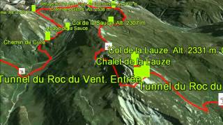 Ultra Tour du Beaufortain Parcours 2014 [upl. by Kit]